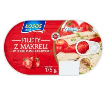 Łosoś – Filety z makreli w sosie pomidorowym